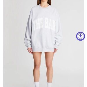 The Bar varsity Sweatshirt gray xl